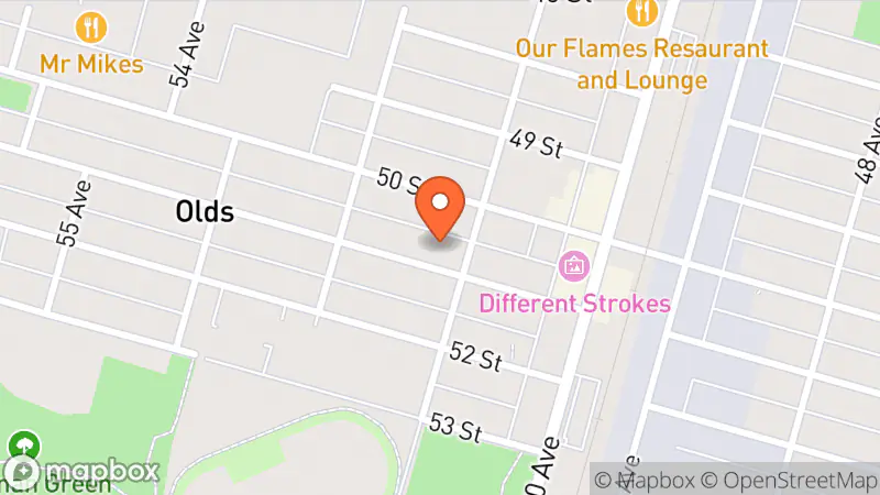 Map showing location of Triple R Consignment