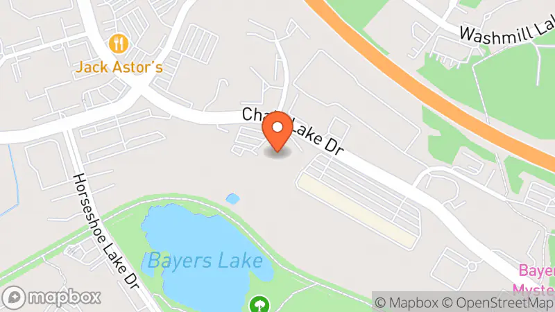 Map showing location of Value Village