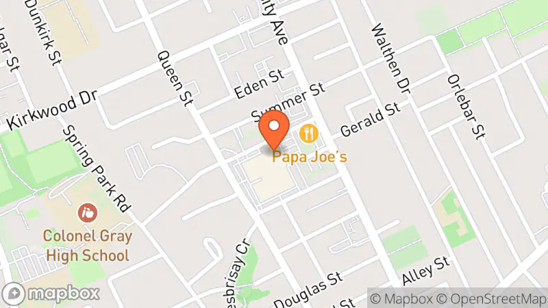 Map showing location of Value Village