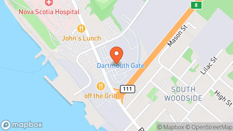 Map showing location of Value Village Community Donation Centre