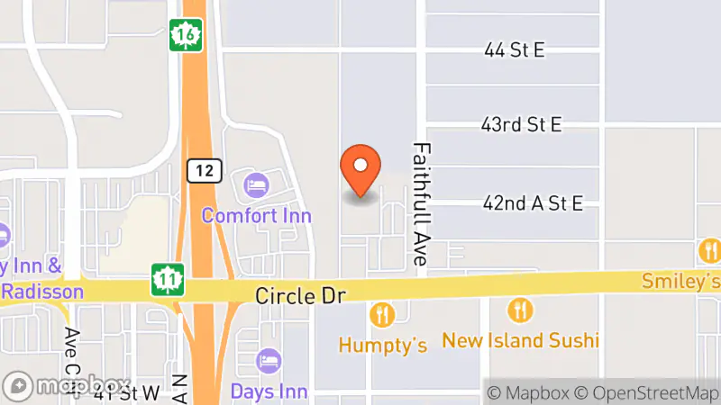 Map showing location of Value Village Community Donation Centre