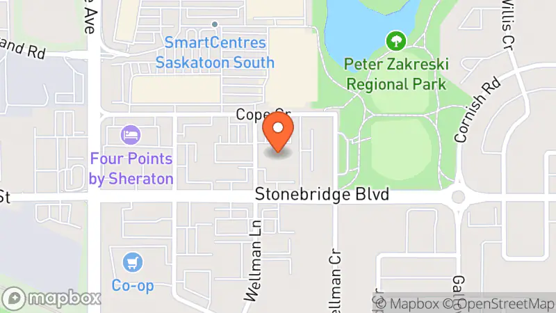 Map showing location of Value Village Community Donation Centre