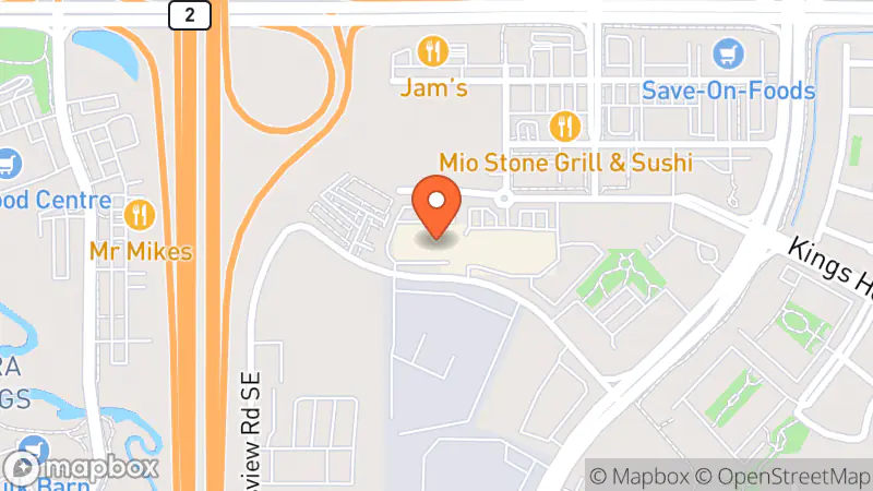 Map showing location of Value Village Community Donation Centre