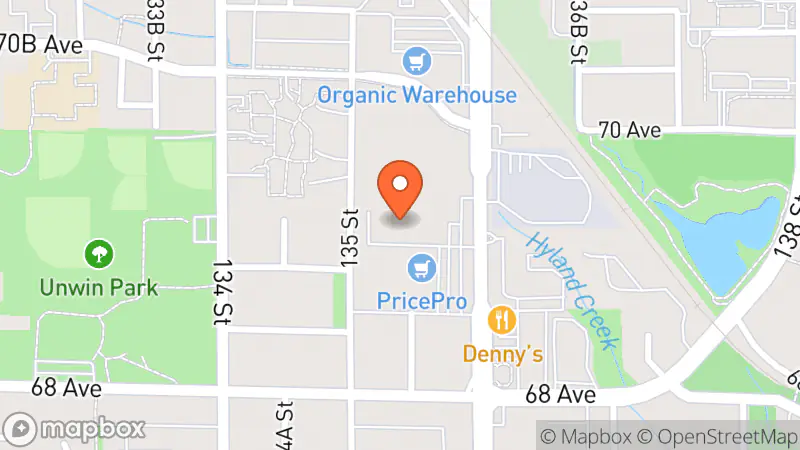 Map showing location of Value Village Community Donation Centre