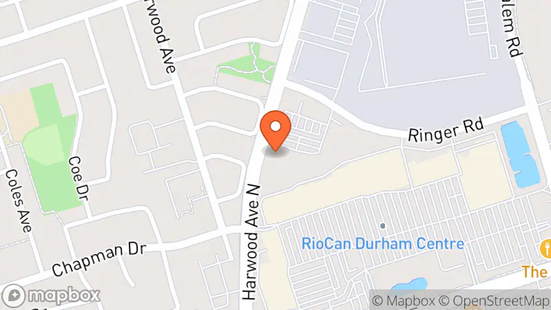 Map showing location of Value Village