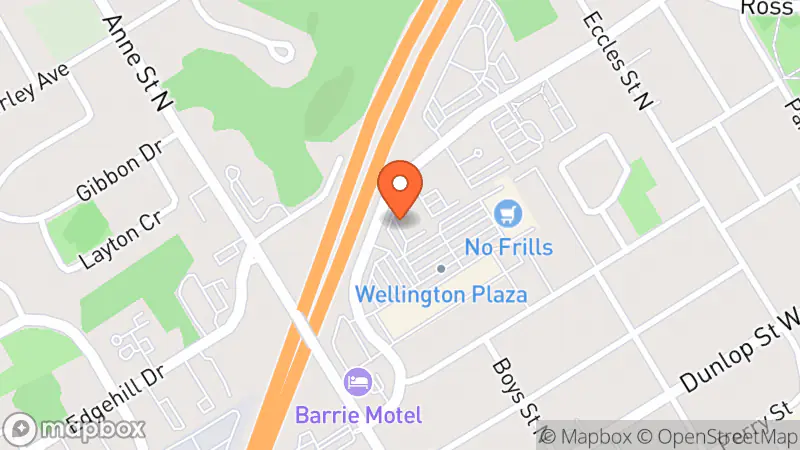 Map showing location of Value Village