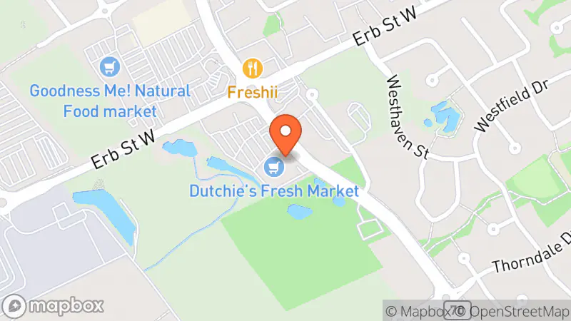 Map showing location of Value Village