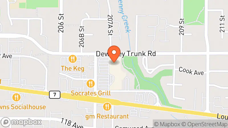 Map showing location of Value Village