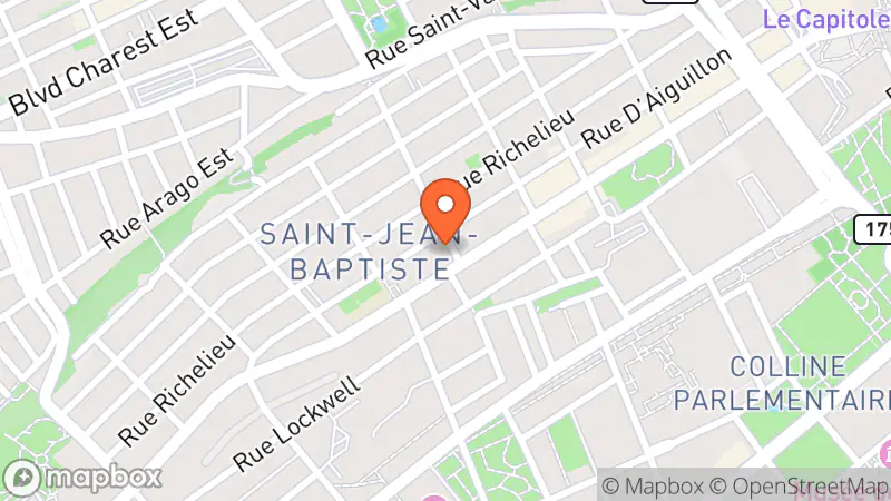 Map showing location of Vestiaire du Faubourg