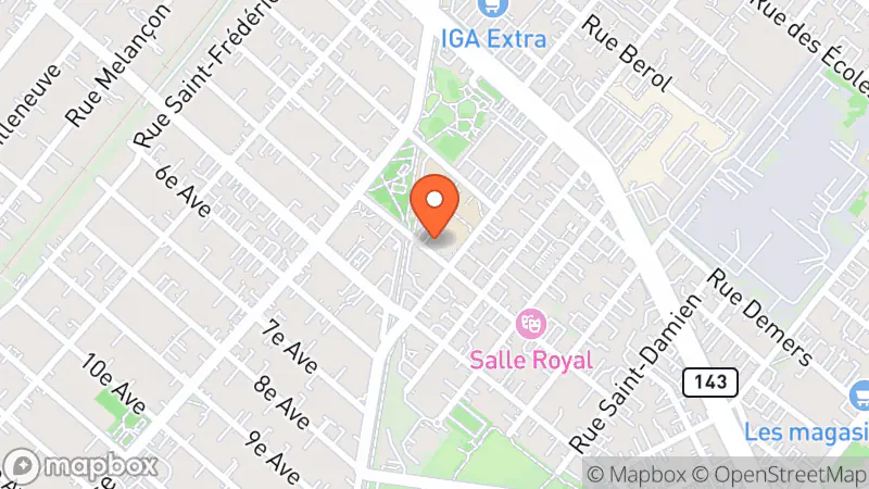 Map showing location of Vestiaire La Penderie