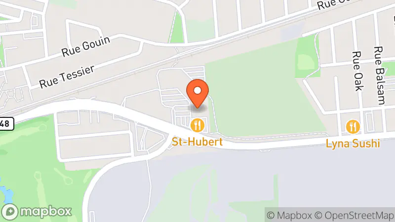 Map showing location of Village des Valeurs