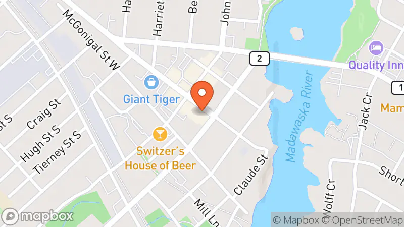 Map showing location of Vintage Value Decor