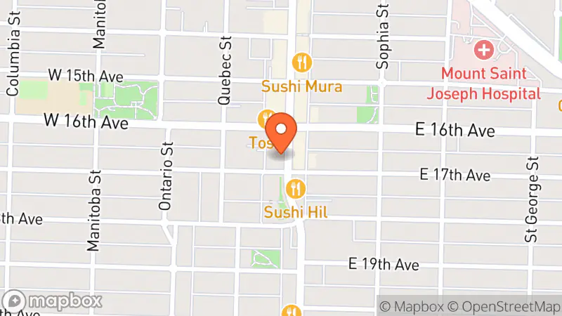 Map showing location of Wardrobe on Main