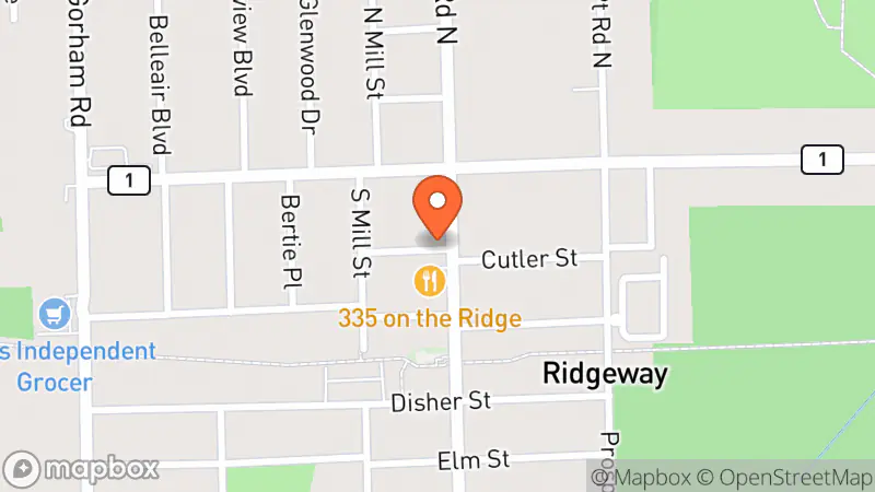 Map showing location of Wild Daisies Consignment