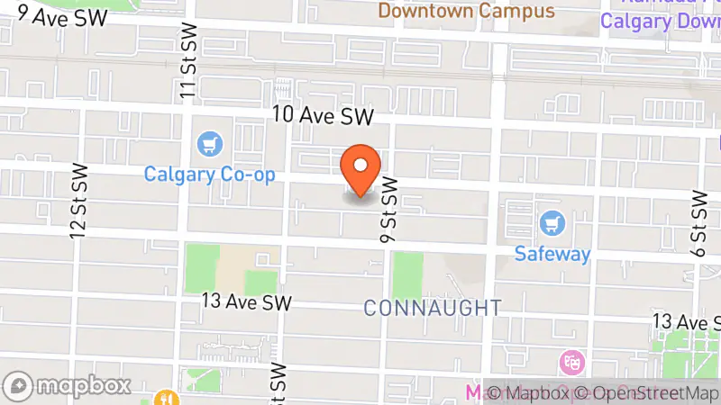 Map showing location of WINS Thrift Store Beltline (Women In Need Society)