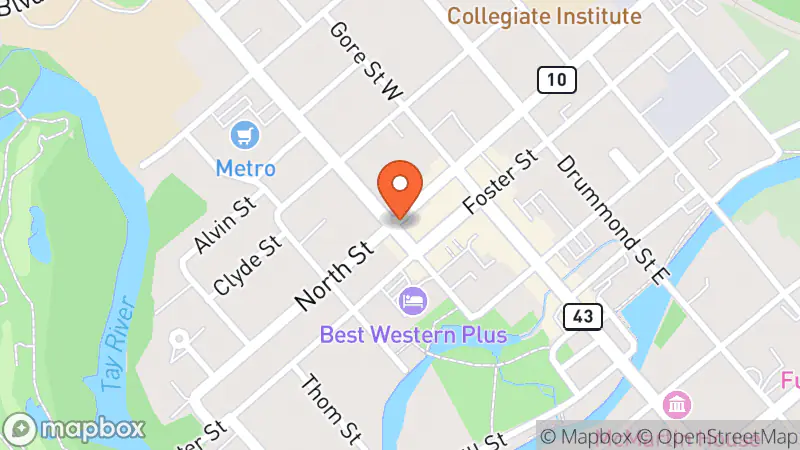 Map showing location of Worth Saving Charity Shop